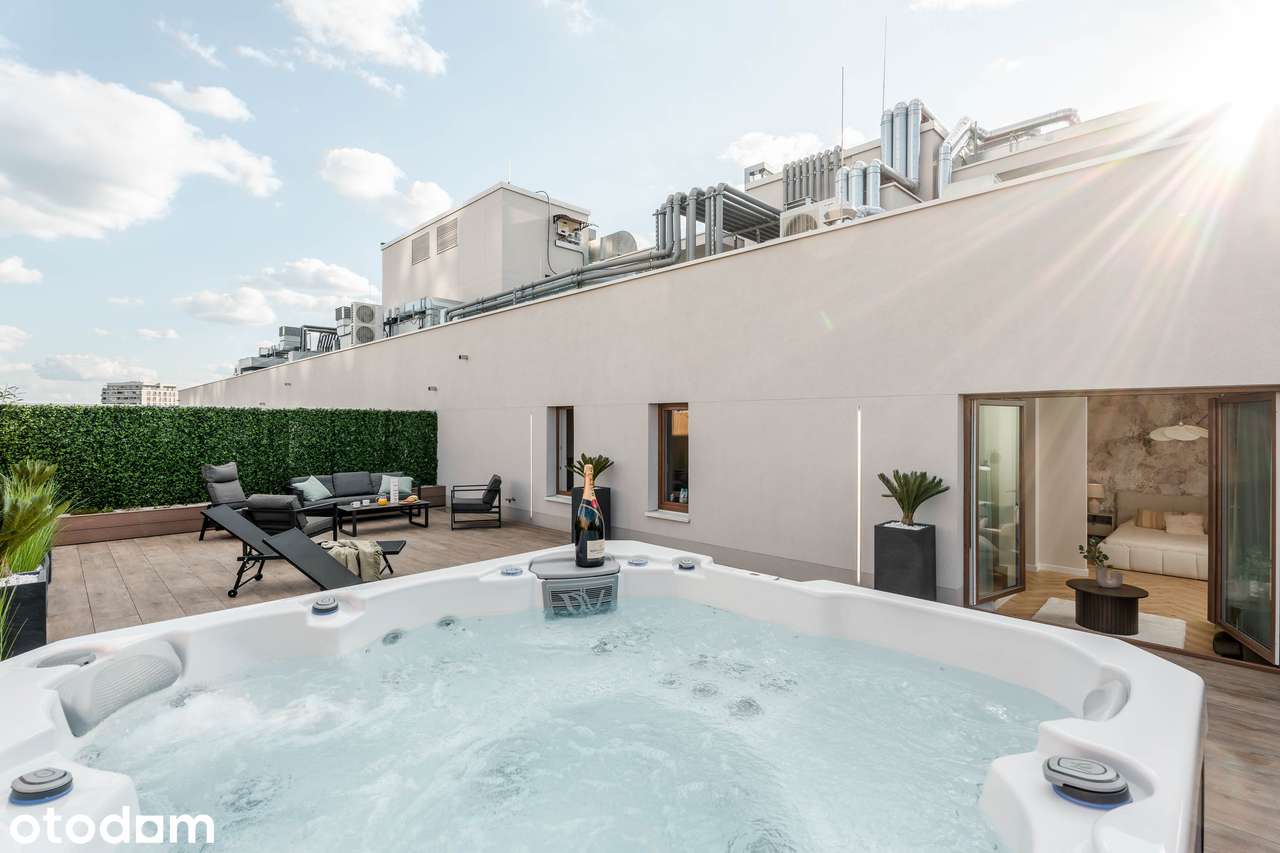 Luksusowy apartament z prywatnym 90 m² tarasem i jacuzzi