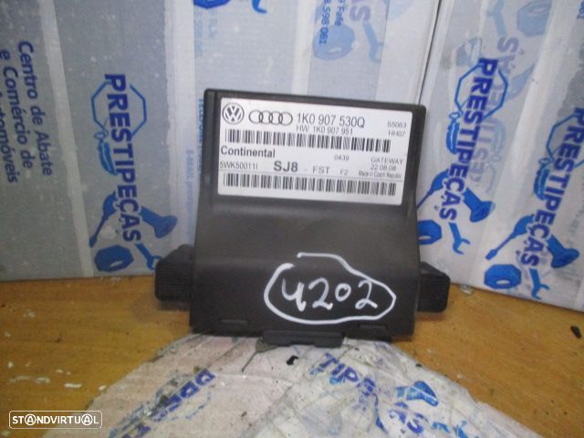 Modulo 1K0907530Q 1K0907951 VW GOLF 5 2009 Módulo De Unidade De Controle De Gateway VW GOLF 5 1K 2008 1.9TDI 105CV 3P PRETO AUDI A3 2009 2.0TDI 140CV 3P CINZA - 1