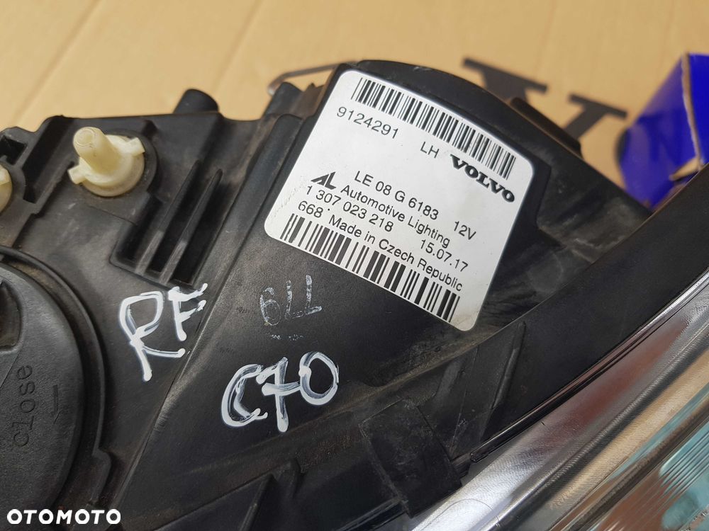 VOLVO C70 Lampa Lewa Przód Xenon Reflektor Usa Lift RADOM - 7