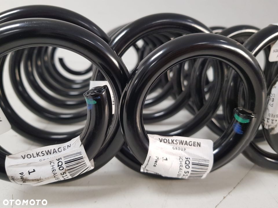 SPRĘŻYNY ZAWIESZENIA TYŁ TYLNE VW GOLF 7 T-ROC 5Q0511115AN NOWE ORYGINAŁ OEM - 2