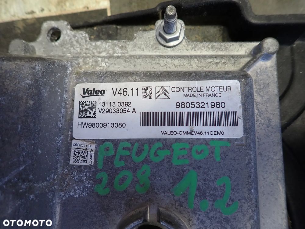 PEUGEOT CITROEN 1.2 THP KOMPUTER SILNIKA 9805321980 - 4
