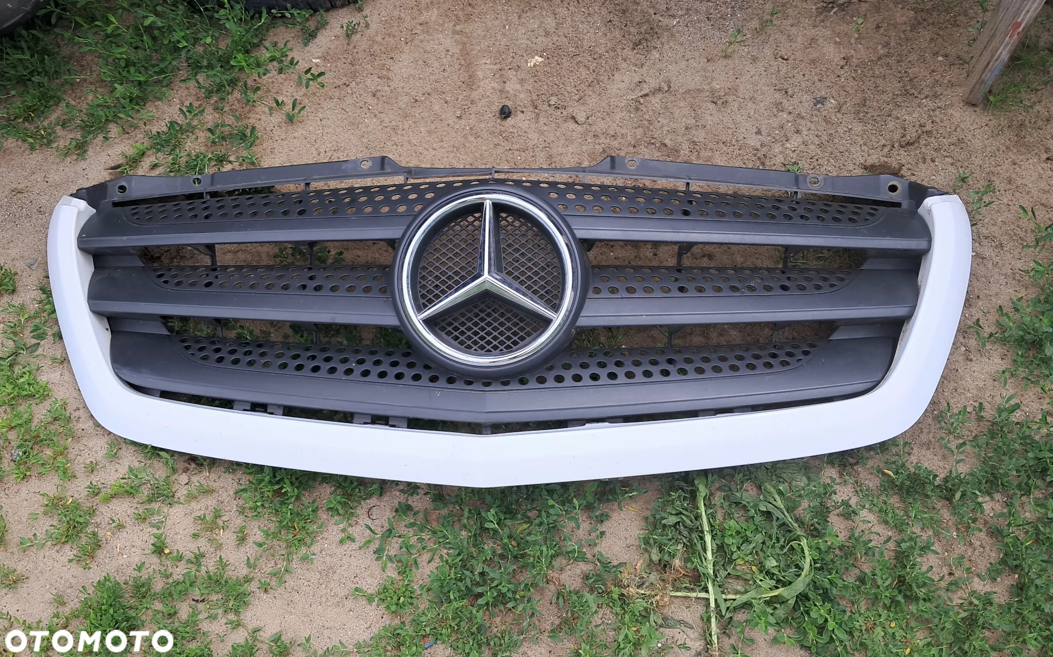 Kompletny Przód Biały Zderzak PDC Lampy Maska Błotniki Grill Pas itd.Mercedes Sprinter W906 Lift EUROPA - 6