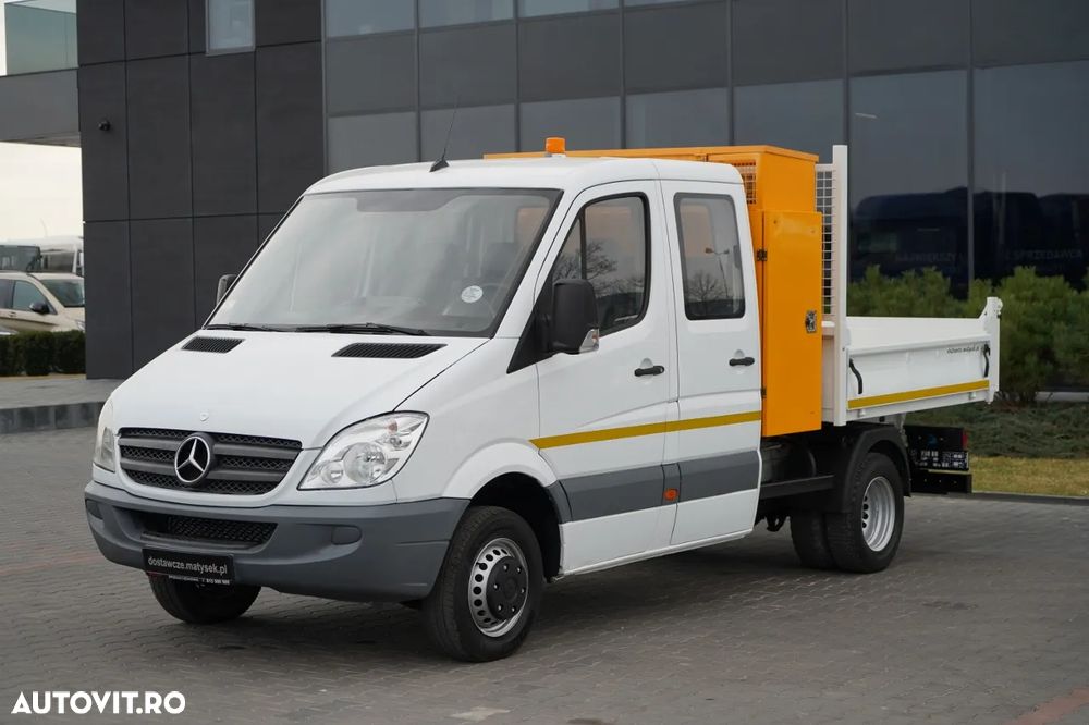Mercedes-Benz SPRINTER 513 / BASCULATOR / CU DOUA PERECHI / 7 LOCURI / DOUĂ PERECHI / MANUAL / IMPORTAT - 11