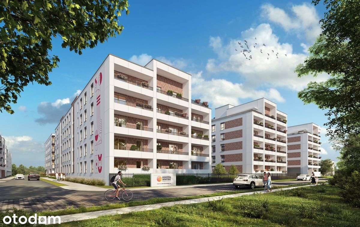 2-pokojowe mieszkanie 35m2 + balkon