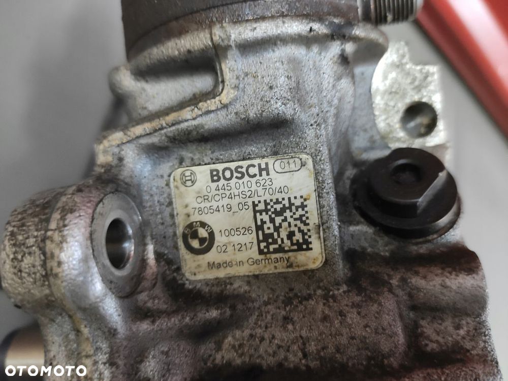 BMW 3.0D N57 F01 F10 ZESTAW WTRYSKOWY WTRYSKIWACZE LISTWA POMPA KPL OE ORYG - 14