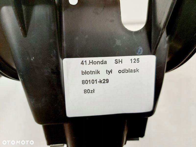 honda sh 125 błotnik tył tylny odblask 80101-k29 - 3