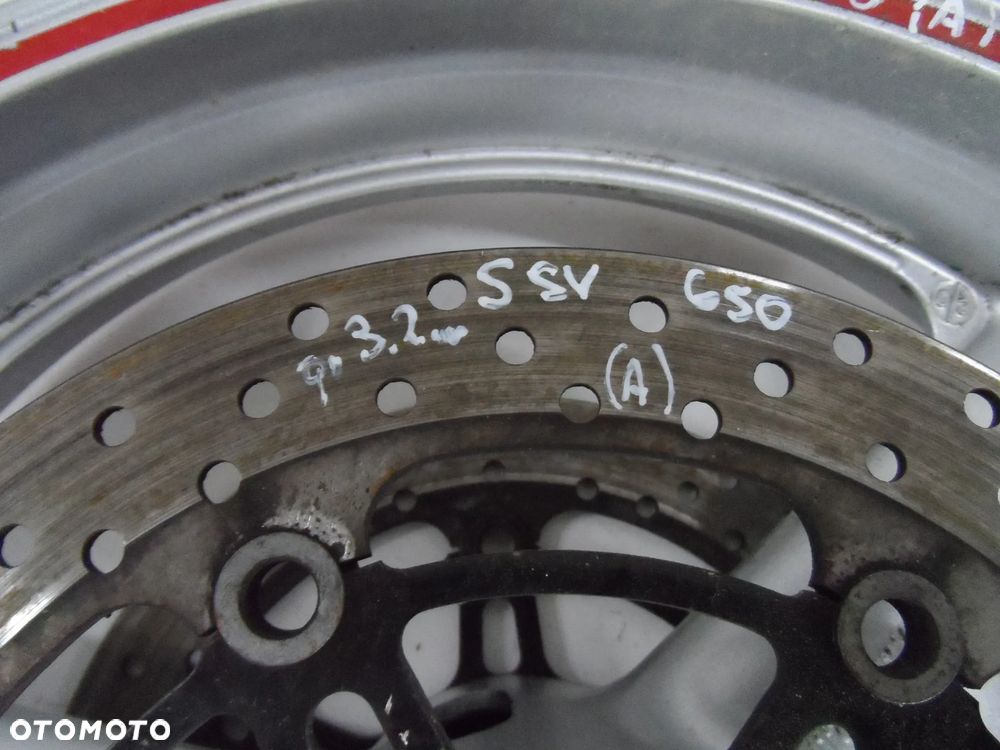 SUZUKI SV650 2006 felga koło przód - 3