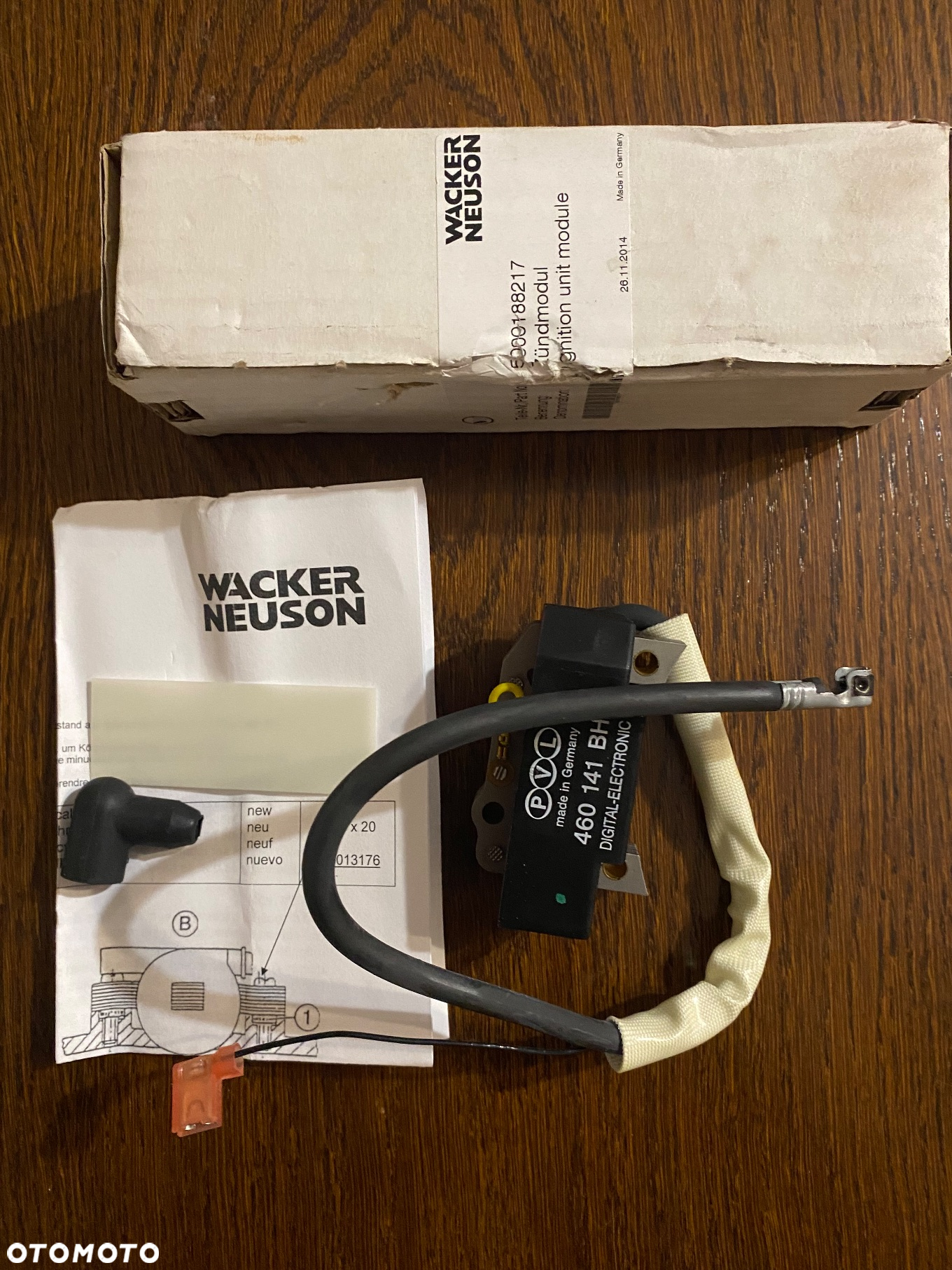 Wacker neuson bs skoczek stopa cewka zapłonowa zapłon silnika WM80 - 4