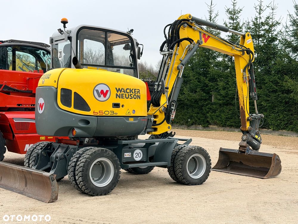 Wacker Neuson Koparka Kołowa 6 TON Wacker NEUSON 6503 -2 Pług Ramię Long 3 Łamane POWERTILT Lenhoff MS03 6503 ew65 - 21