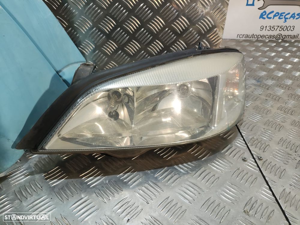 FRENTE COMPLETA OPEL ASTRA G T98 CAPOT PARACHOQUES GUARDA-LAMAS OTICAS RADIADOR VENTILADOR FRENTE FIBRA REFORÇO - 9