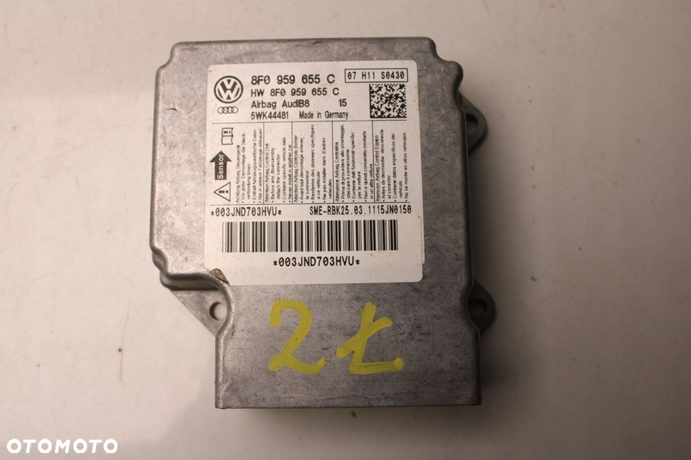 audi a4 b8 07r- moduł sensor poduszek airbag 8f0959655c - 1