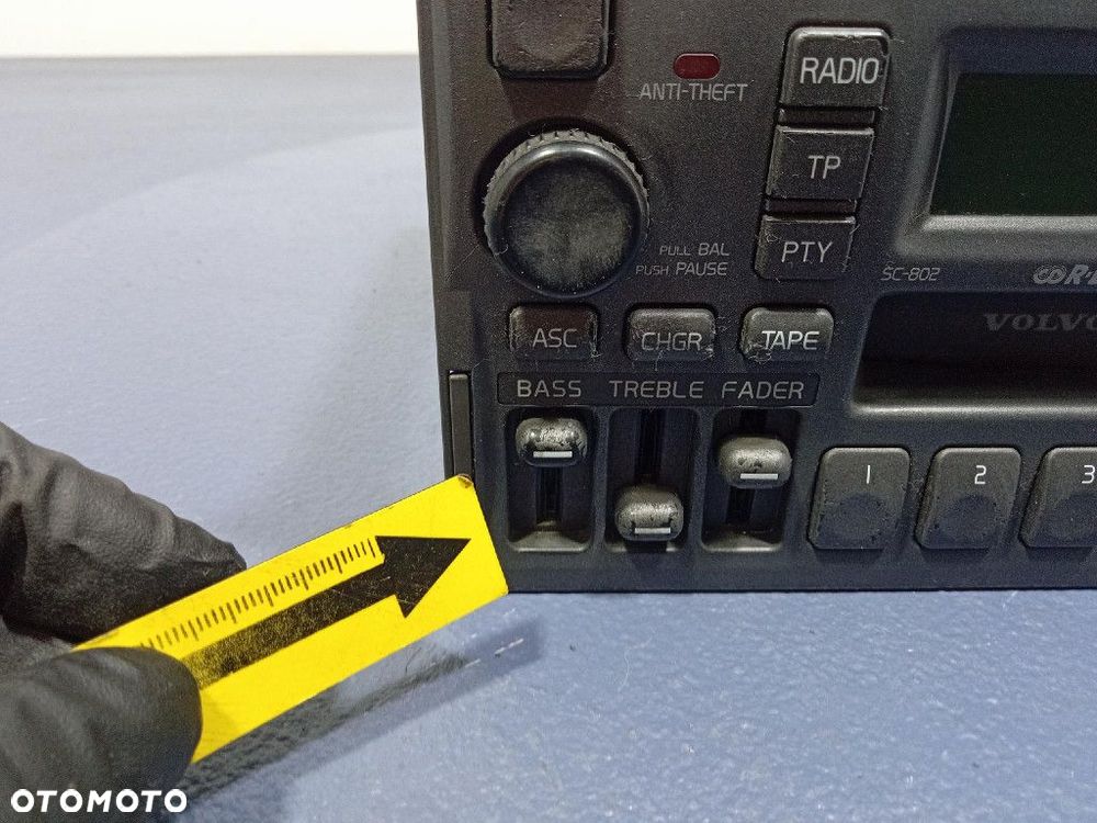VOLVO V70 I S70 97- RADIO KASETOWE FABRYCZNE OEM SC-802 3533962 - 9
