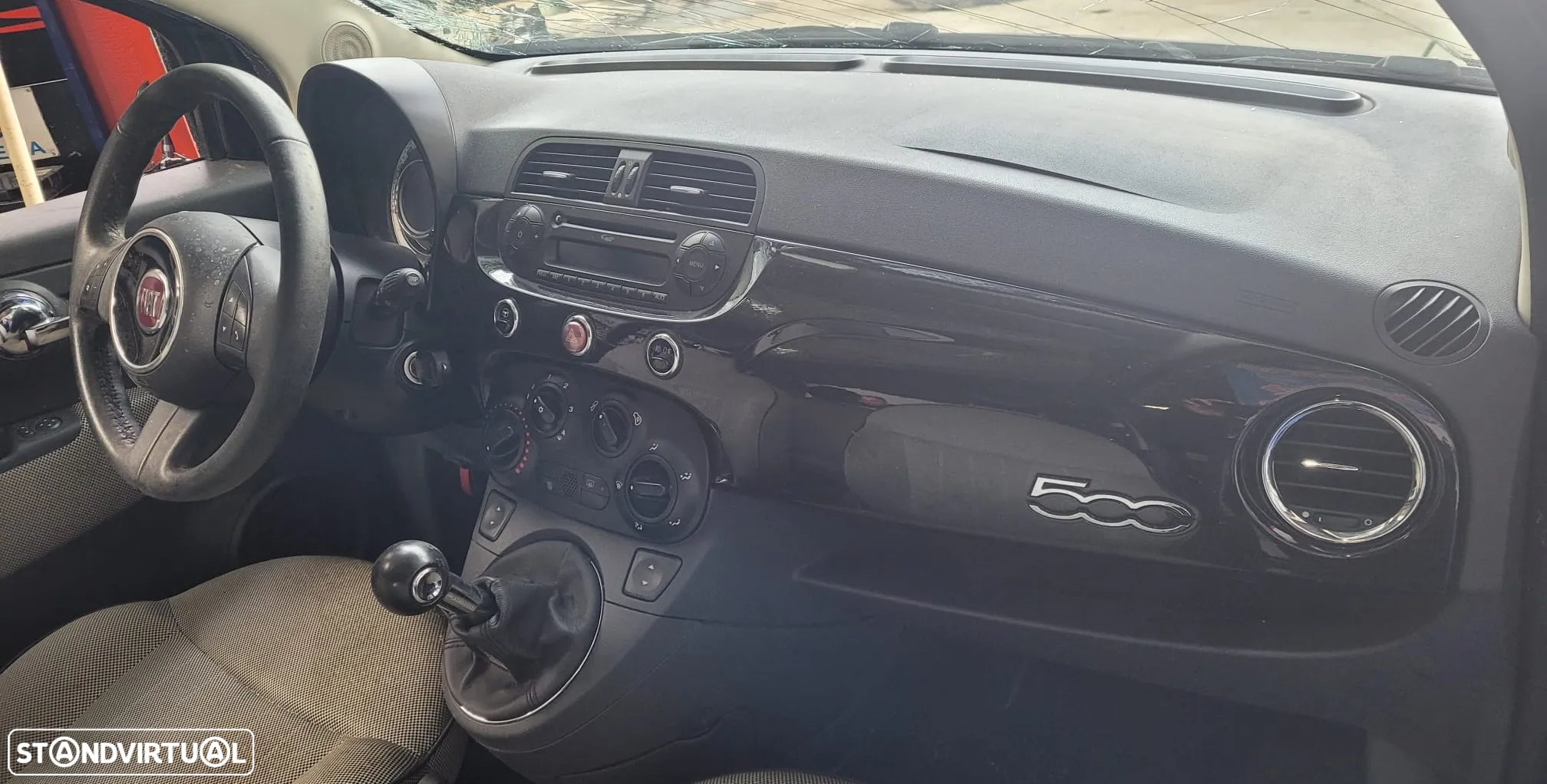 Fiat 500 1.3D de 2011 ás peças. - 8