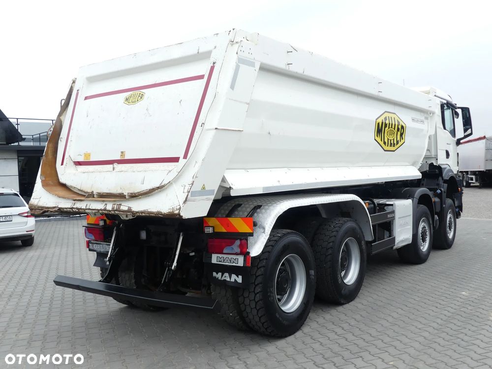 MAN TGS 41.470 / 8x8 / WYWROTKA MEILLER / MANUAL / NISKI PRZEBIEG / - 9