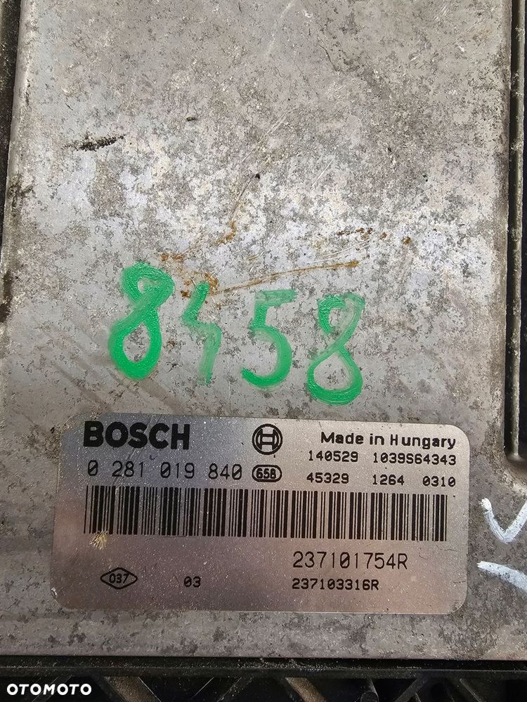 trafic ii 2.0 dci m9r630 vivaro a primastar sterownik komputer 237101754r - 1