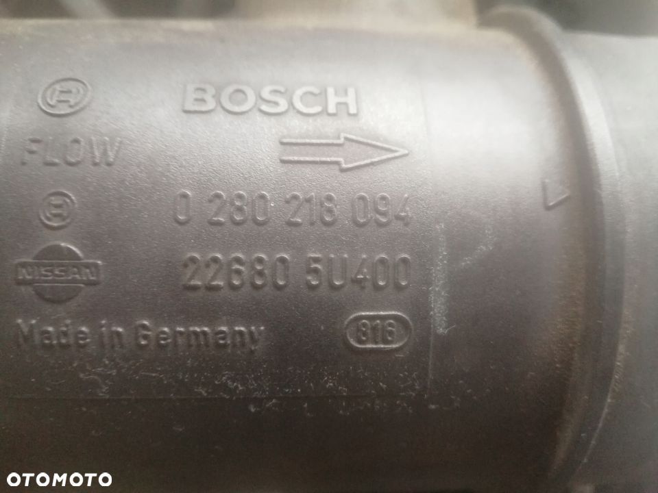 ALMERA N16 1,5 16V PRZEPLYWOMIERZ BOSCH ORYGINAL - 2