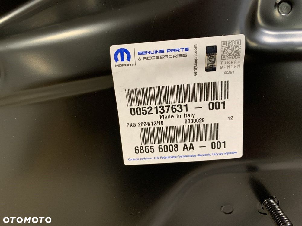NOWA ORYGINALNA MASKA POKRYWA SILNIKA FIAT 500E 20-26 52137631 68656008AA - 10