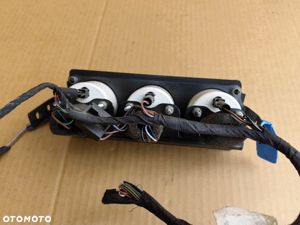 Dodatkowe zegary panel AUDI 80 90 b3 b4 s2 oryginalne z wiązka 893863159 - 6