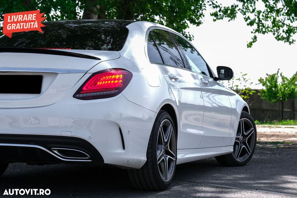 Eleron Portbagaj Mercedes C-Class W205 (2014-2020) Design Negru Lucios- livrare gratuita - 19