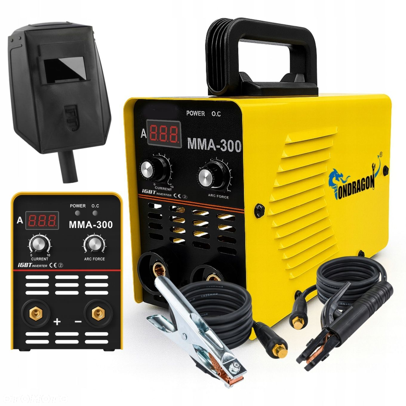 SPAWARKA INWERTOROWA INWERTEROWA LCD MMA 300A IGBT HOT START ANTI STICK VRD - 13