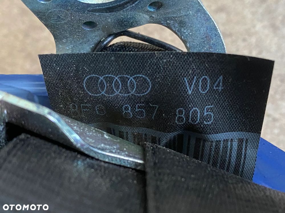 PAS PASY BEZPIECZEŃSTWA TYŁ PRAWY LEWY AUDI A5 CABRIO 8T 8F 8F0857805 - 3