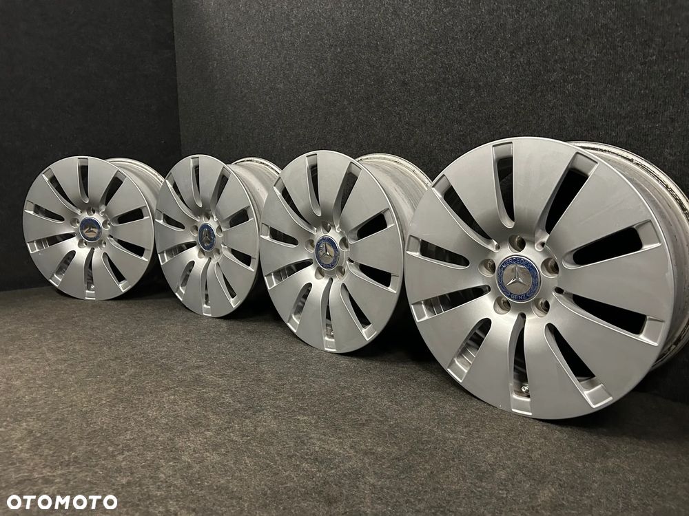 Alufelgi Mercedes C-Klasa W205, W204, A-Klasa W176, B-Klasa W246, VITO 16 cali 5x112 4szt. Ładne z czujnikami! - 1