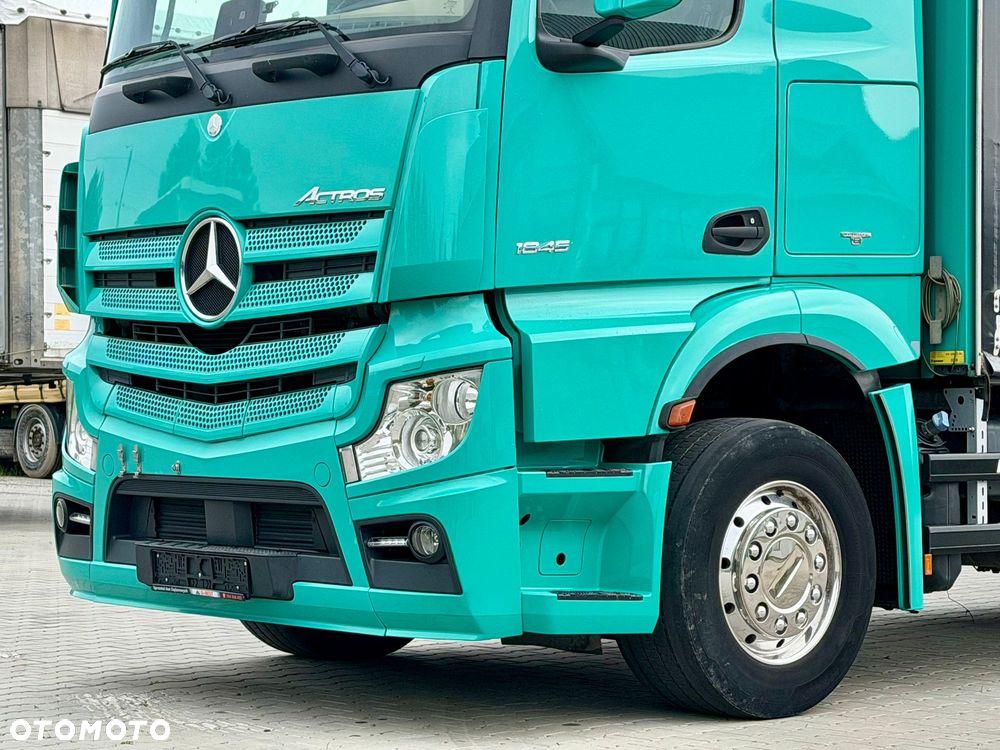 Mercedes-Benz ACTROS 1845 / FIRANKA / 18 EUROPALET / ALUSY / 8 000 KG ŁADOWNOŚCI / 2018 ROK / SPROWADZONY / AUTOMAT / SYPIALKA / EURO 6 - 14