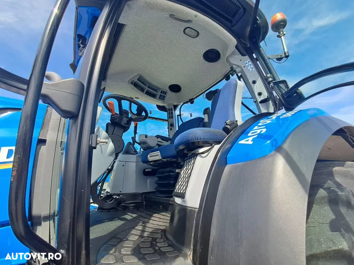 New Holland t6.160 ec s5 smart cu incarcator frontal 735la cupa robust m2.2/1.56s furca paleti 1600 - 19