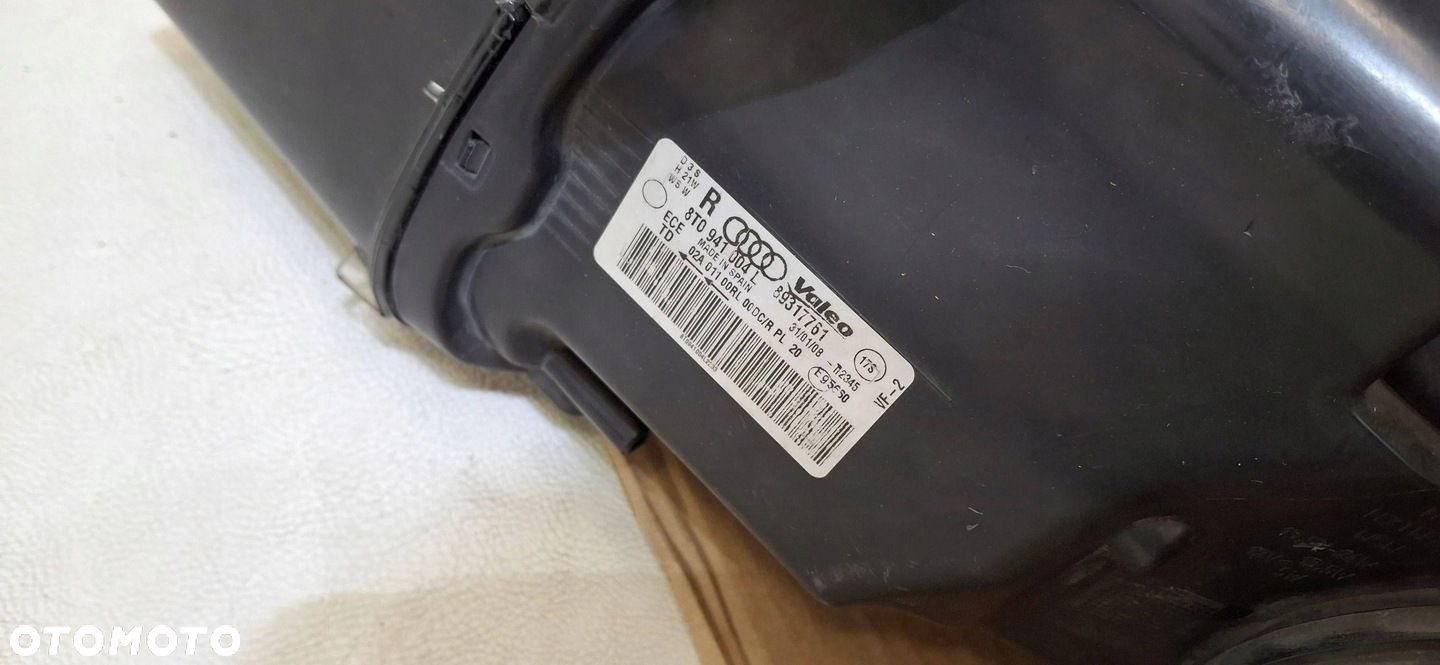 LAMPA PRAWA PRZÓD PRZEDNIA AUDI A5 8T 8T0941004L - 10