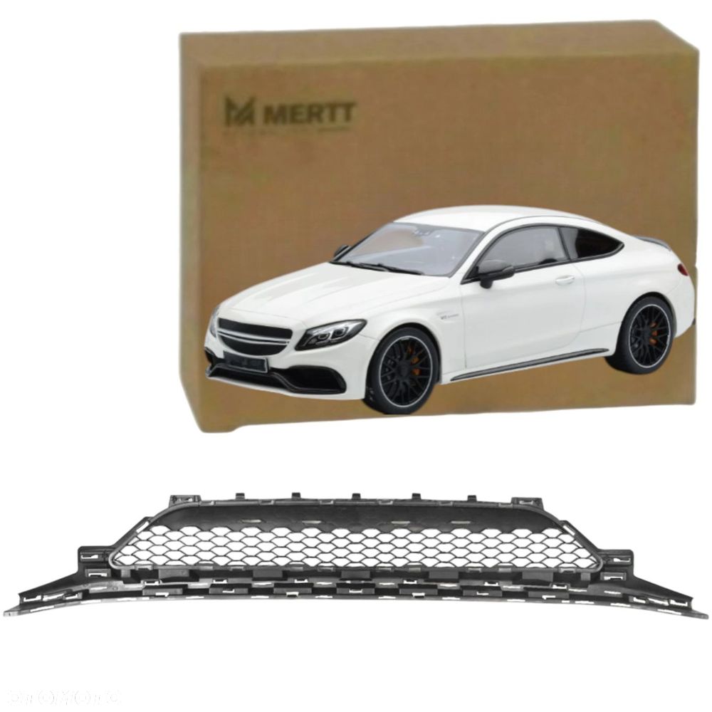 MERCEDES C KLASA LIFT AMG W205 KRATKA ŚRODKOWA ZDERZAKA PRZÓD A2058856204 - 1