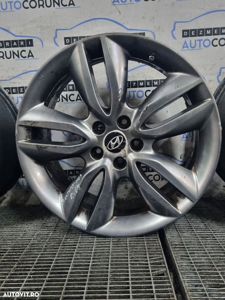 Jante aliaj Hyundai Santa Fe 3 2012 - 2016 (1193) R19 R19 ET49 5 - 3
