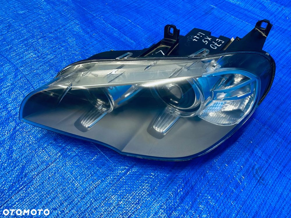 REFLEKTOR LAMPA LEWA PRAWA LEWY PRAWY PRZÓD PRZEDNIA XENON KSENON BI-XENON NIESKRĘTNY LCI BMW X5 E70 LIFT 11R ; 7240787 7240788 63117240787 63117240788 ORYGINAŁ EUROPA - 14