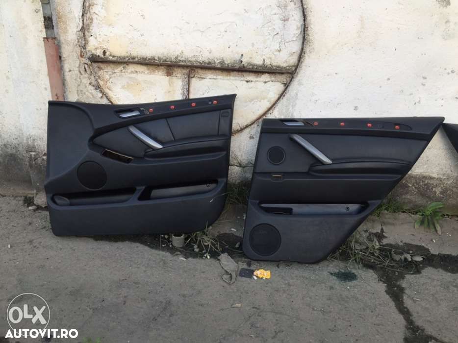 interior piele neagra x5 - 1