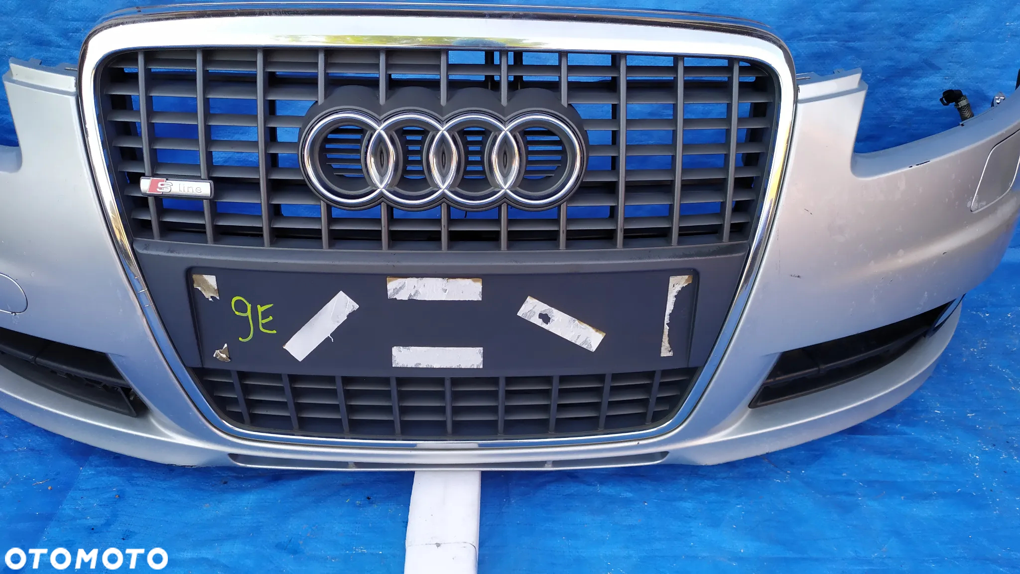 Zderzak przód przedni kompletny AUDI A6 C6 SLINE S-LINE  SPRYSKI XENON wysyłka - 5