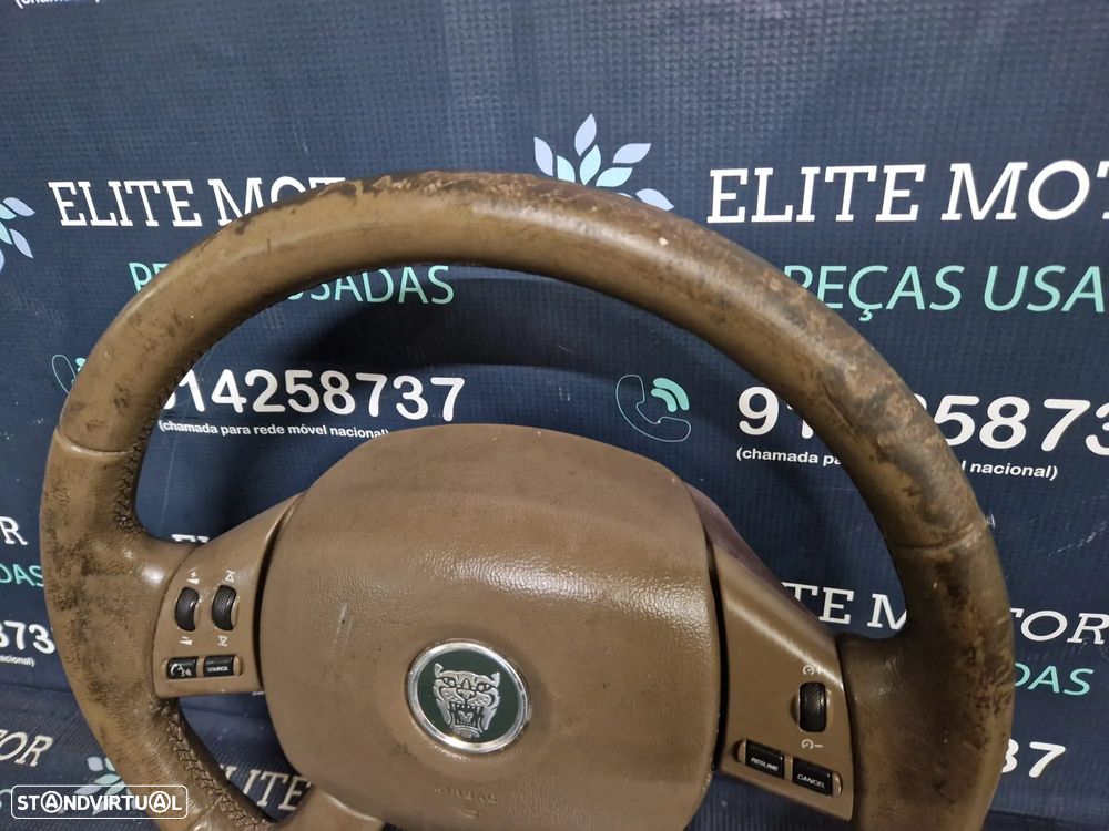 Volante usado pele com airbag JAGUAR X-TYPE XTYPE - 4