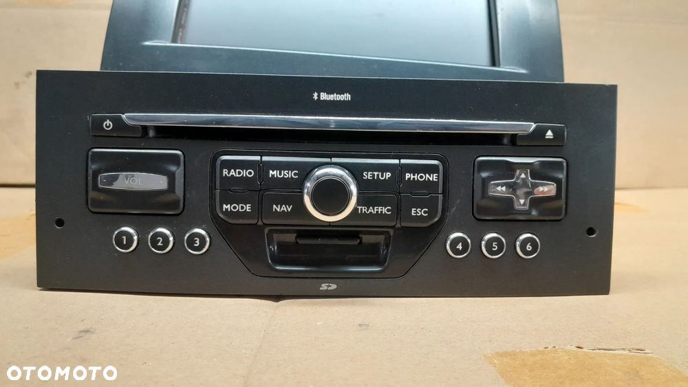 CITROEN PEUGEOT 407 RADIO NAWIGACJA   96653743XA - 2