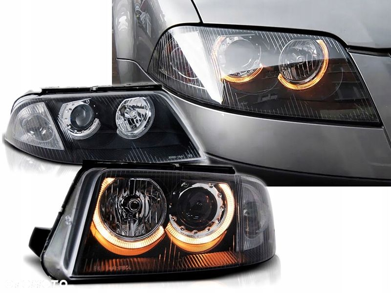 Lampy Reflektory VW PASSAT B5 FL 3BG 01-04R BLACK - 7