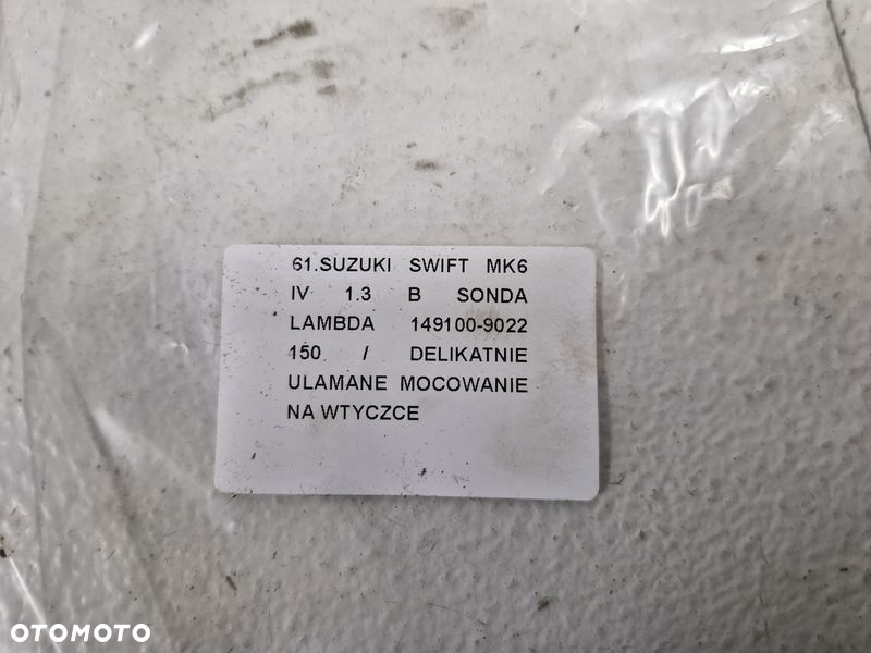 SUZUKI SWIFT IV MK6 1.3 B SONDA LAMBDA 149100-9022 - 7