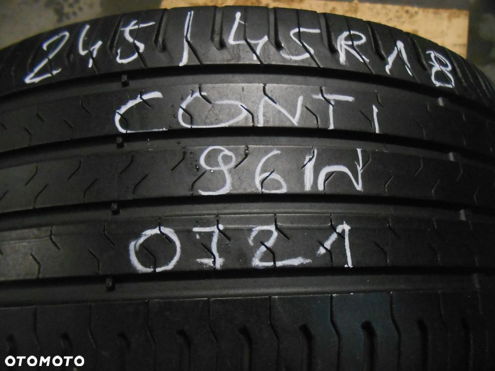OPONA POJEDYNKA 245/45R18 CONTINENTAL CONTI ECO CONTACT 5 DOT 0721 7.1MM - 1