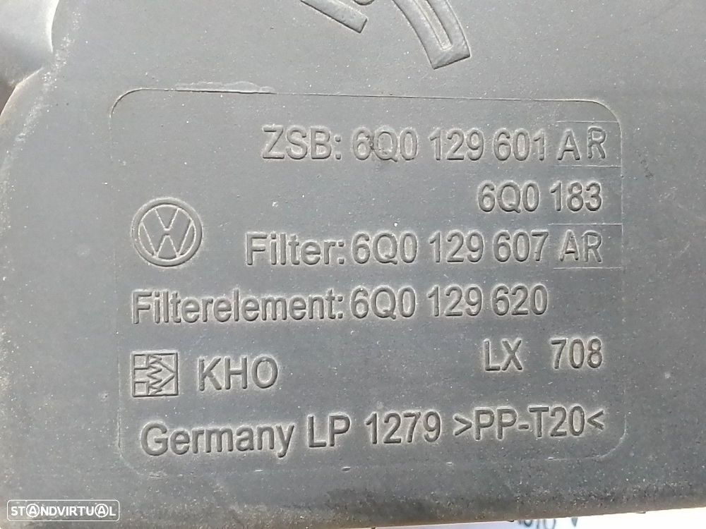 Caixa De Filtro De Ar Completo Volkswagen Polo (9N_) - 4