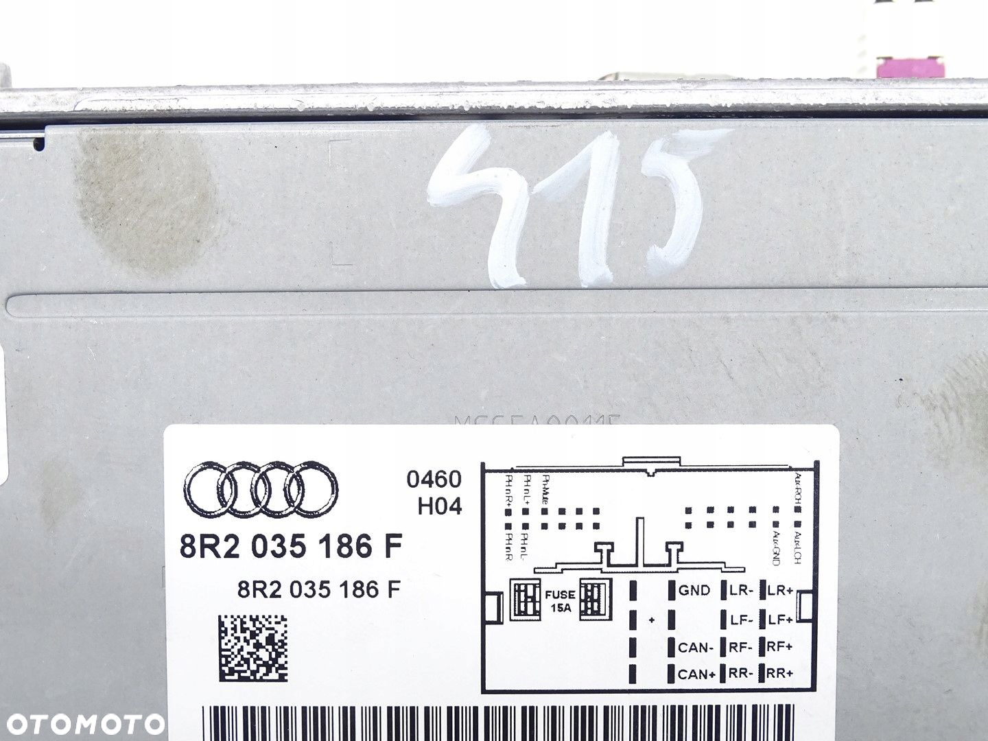 RADIO RADIOODTWARZACZ CD AUDI A4 B8 LIFT 8R2035186F - 4