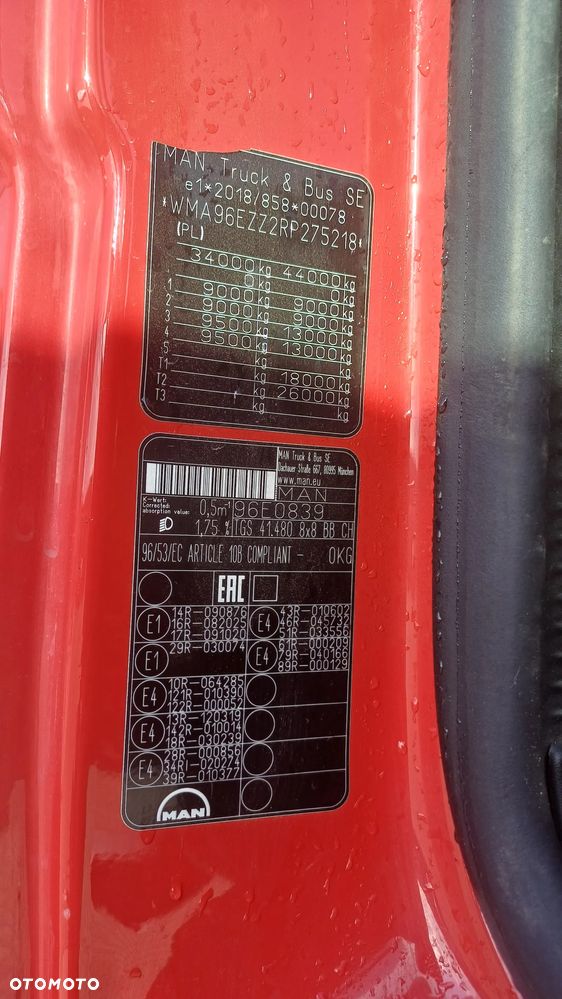 MAN TGS 41.480 8X8 KH-KIPPER - 13