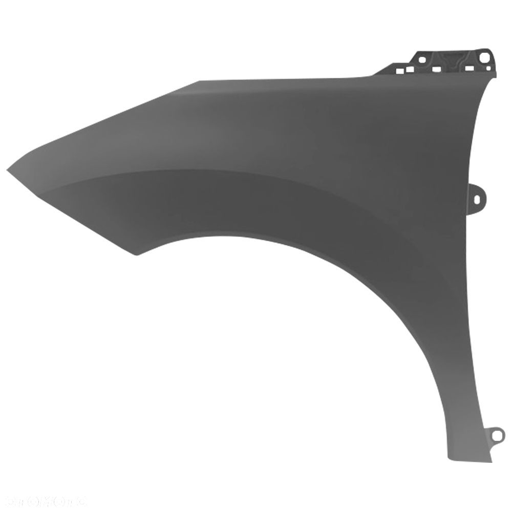 BLU Błotnik PEUGEOT 3008 I KTP lewy szary 2009-2016 przód GrauerHai - 2