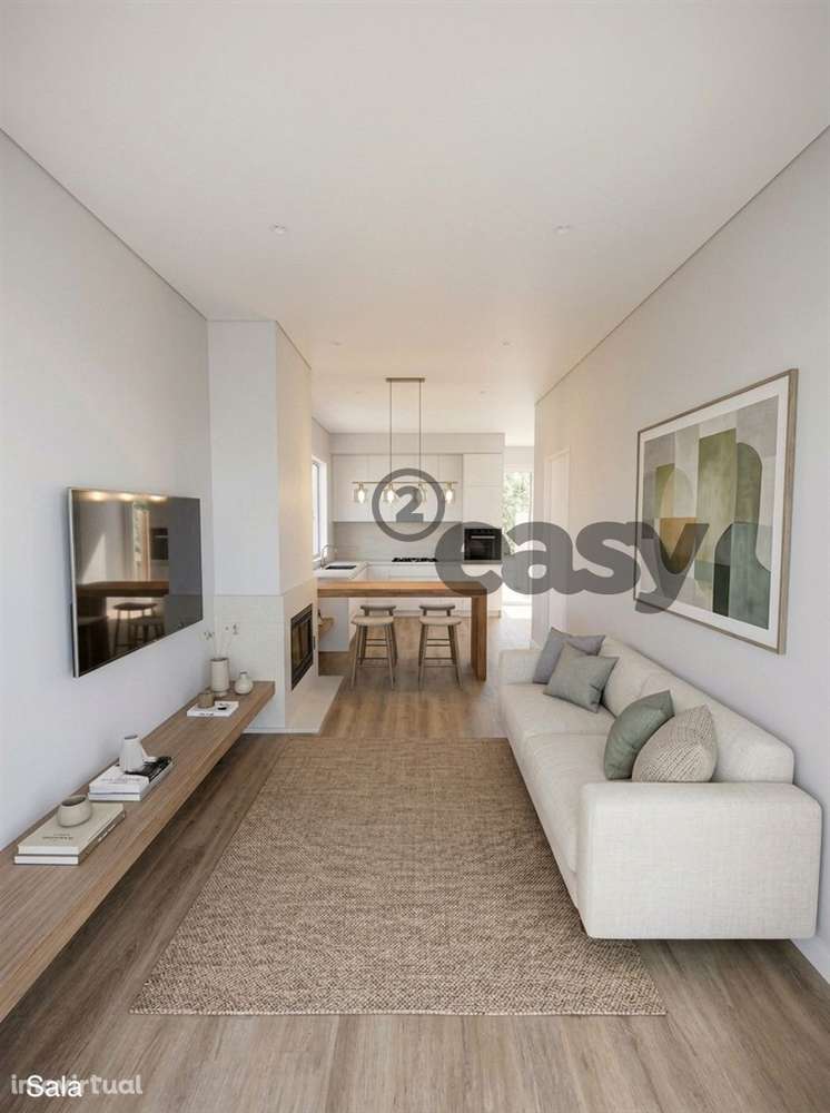 MORADIA T2 EM REMODELAÇÃO TOTAL COM PROJETO MODERNO, PÁTIO E PISCINA - Grande imagem: 3/10