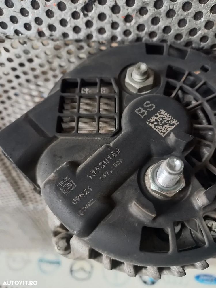 Alternator Opel Astra J Zafira B/C Meriva B Mokka 1.7 Cdti Motor A17DTR A17DTH Cod  - Dezmembrari A - 9
