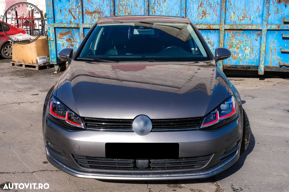Faruri LED VW Golf 7 VII (2012-2017) Facelift G7.5 GTI Look cu Semnal Dinamic- livrare gratuita - 24