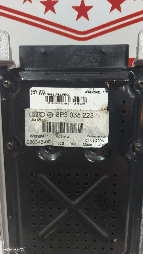 Amplificador Audi A3 8P 8P3035223 Original - 2
