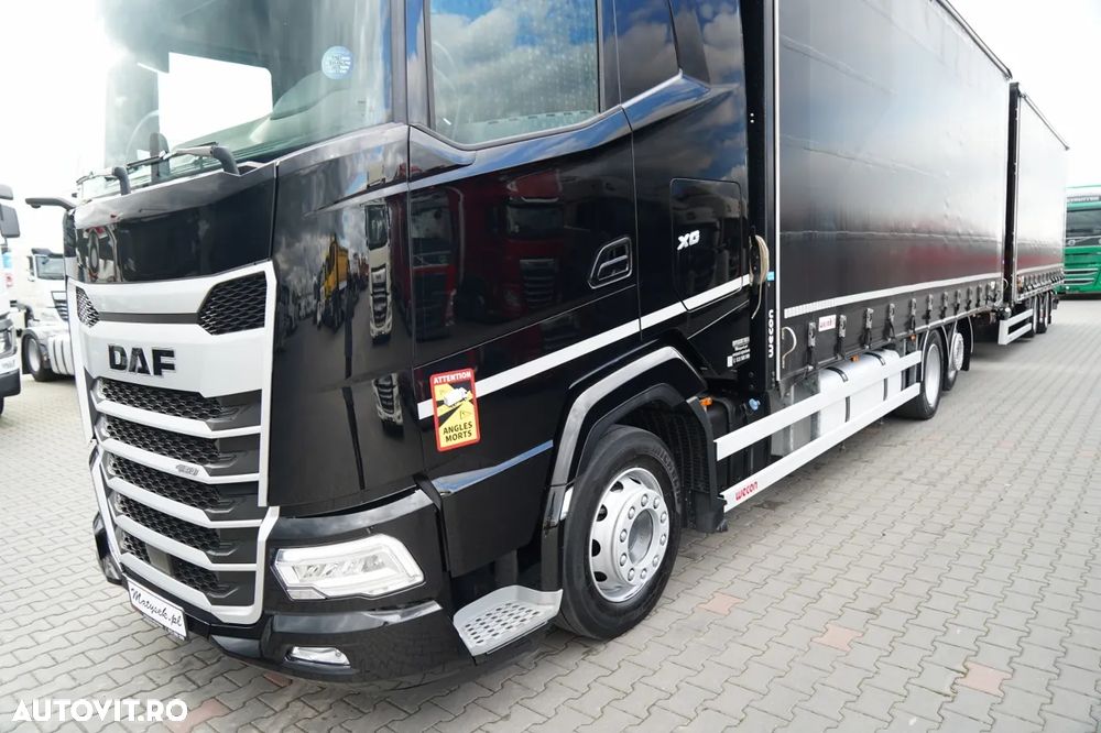 DAF XG 480 / COMBINAȚIE TANDEM / 120 M3 / DRIVE-THROUGH / AER CONDIȚIONAT PARCARE / WECON / PUNTE RELAXABILĂ / ȘINGURI PENTRU STICLE / SAF / 2023 - 6