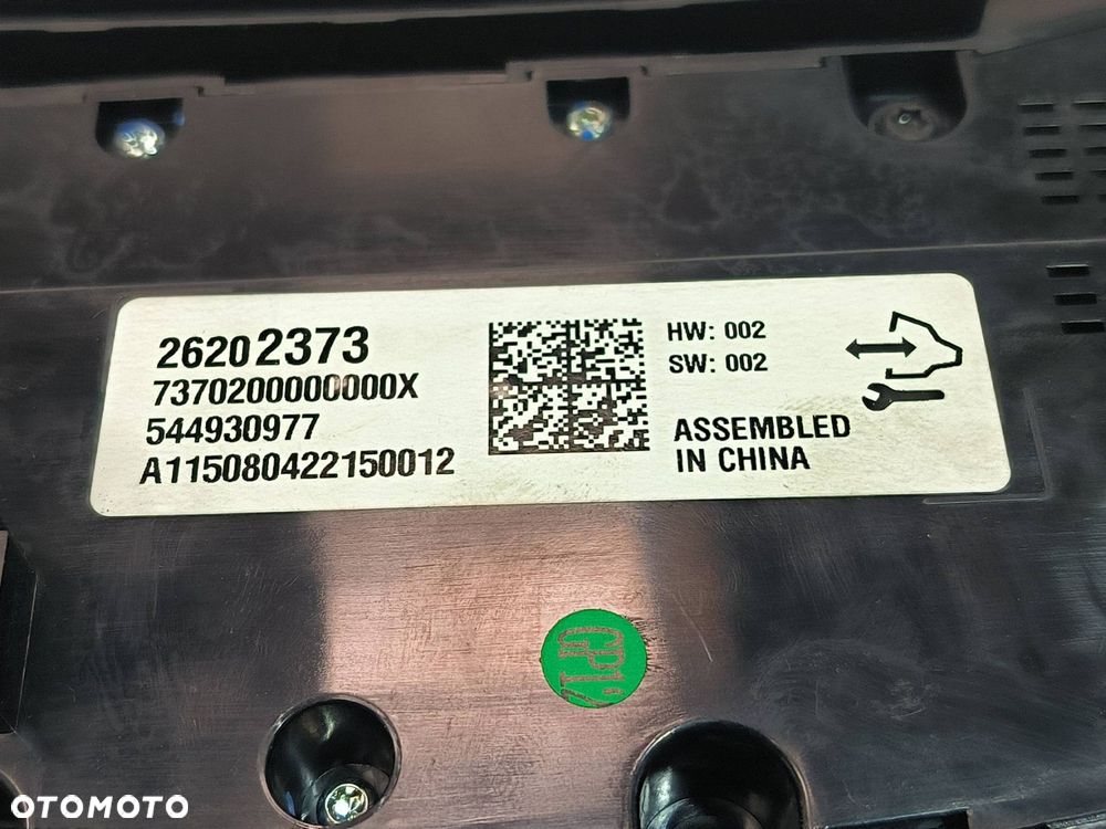 PANEL KLIMATYZACJI OPEL INSIGNIA A LIFT 4X4 COUNTRY TOURER 26202373 - 3