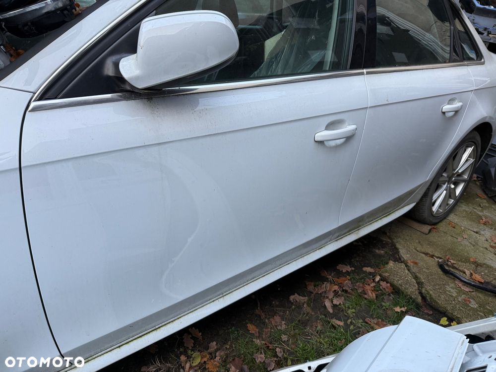 DRZWI LEWE PRZÓD LEWE TYŁ AUDI A4 B8 8K5 SEDAN KOMPLETNE LS9R - 1